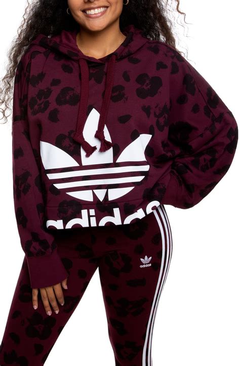 adidas cropped hoodie black|adidas cropped hoodie maroon.